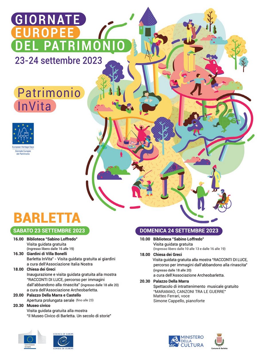 GIORNATE EUROPEE DEL PATRIMONIO 23-24 SETTEMBRE